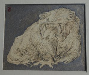 Klaas Pijlman - 3 Tekeningen , Fantasiedieren – gesigneerd & ingelijst - 1972 kopen? Bied vanaf 10!