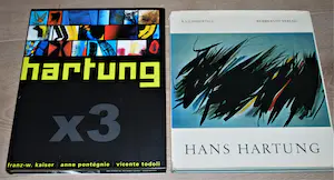 Hans Hartung - 2 hardcover boeken - gratis verzonden NL kaufen? Bieten Sie von 50!