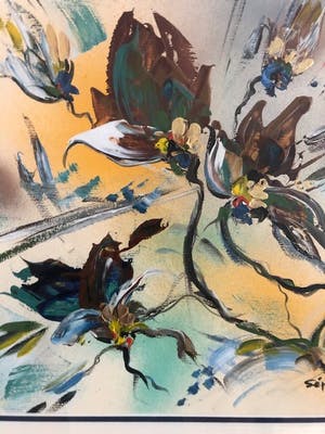 Sephina Kersten - Japan Flower (2 schilderijen) kopen? Bied vanaf 200!