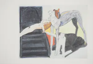 AcheterPat Andrea - De kathedraal en surrealistische figuren, heliogravure? Enchérissez de 50!