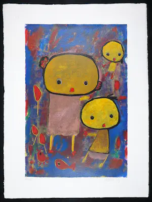 Giovanni Vetere - Zeefdruk, Zonder titel kopen? Bied vanaf 1!