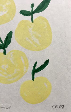 Klaas Gubbels - litho op handgeschept papier 'Boomgaard' - 2007 - oplage VIII kopen? Bied vanaf 175!