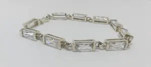 Zilveren armband (925) met kristal kopen? Bied vanaf 1!