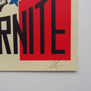 Buy Shepard Fairey - LIBERTÉ, ÉGALITÉ, FRATERNITÉ? Bid from 1!