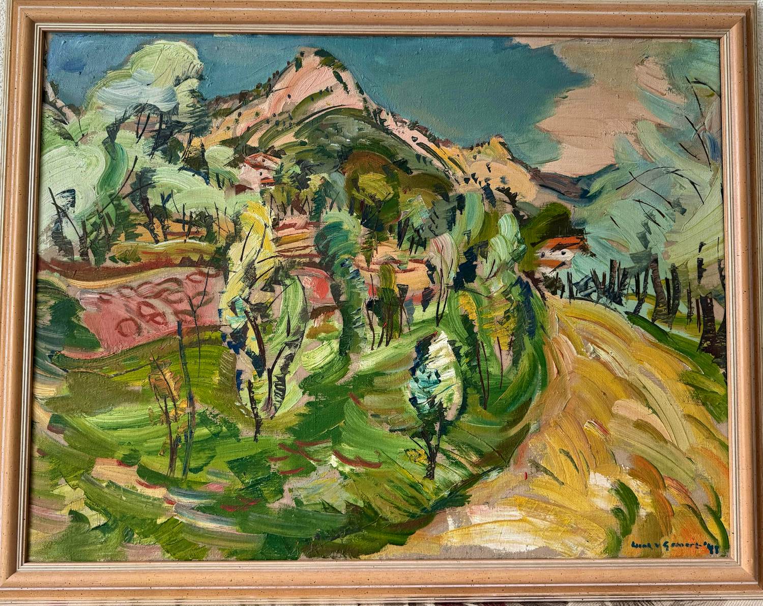 Henk van Gemert - Berglandschap kopen? Bied vanaf 150!