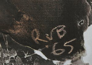 Rik van Bentum - Gemengde techniek op doek, Zonder titel - Ingelijst (Groot) kopen? Bied vanaf 1!