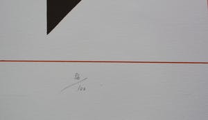 Richard Mortensen - zeefdruk: abstract - 1981 kopen? Bied vanaf 95!