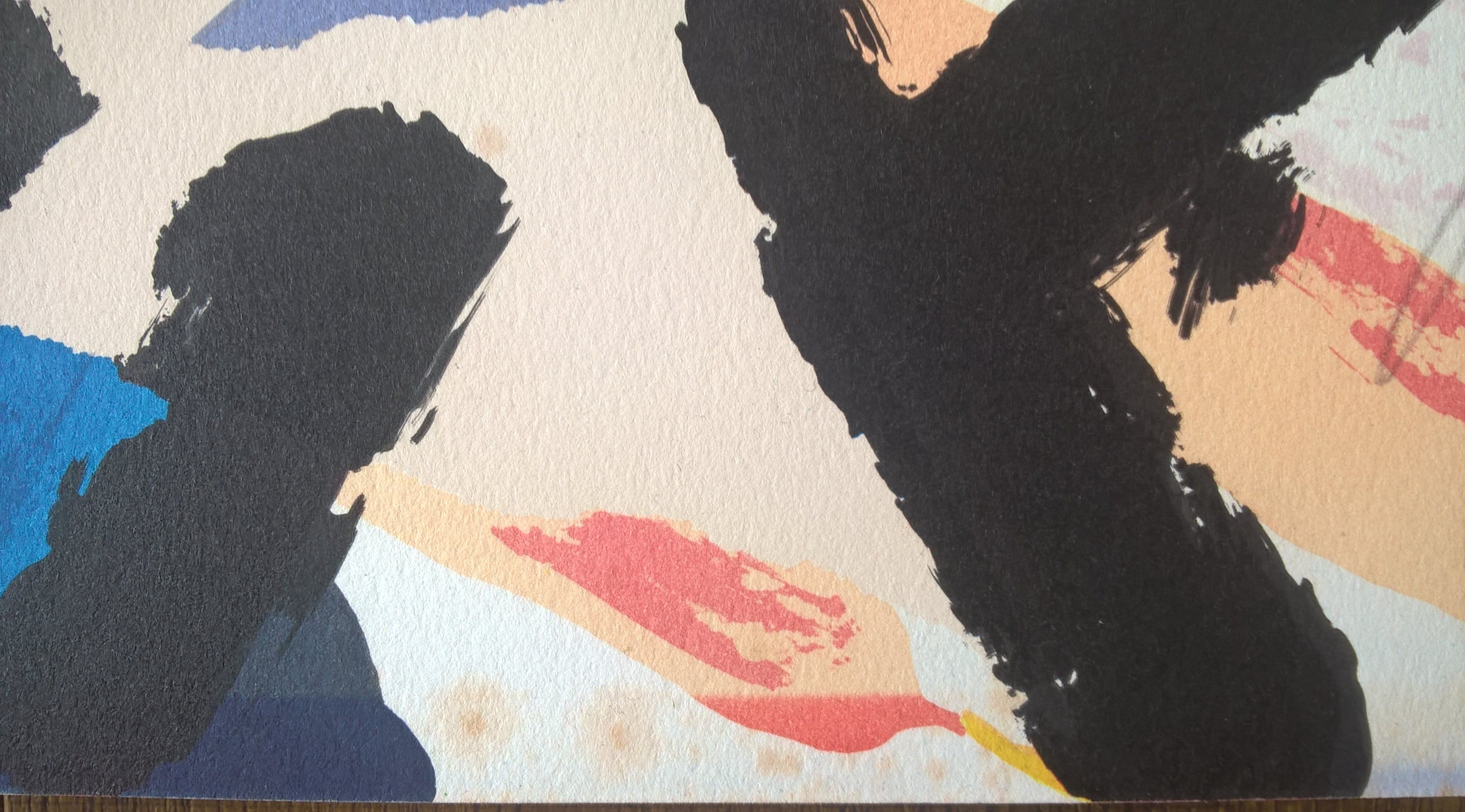 Karel Appel - Personage in blue - gesigneerde litho  kopen? Bied vanaf 395!