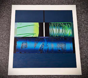 Rita Lentz - in zeer kleine oplage (5/9) gemaakte handgekleurde houtdruk - gesigneerd kopen? Bied vanaf 55!