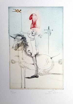 Dan Erceanu - ‘Up to Battle’ - Surrealistische ets - nieuwstaat kopen? Bied vanaf 39!