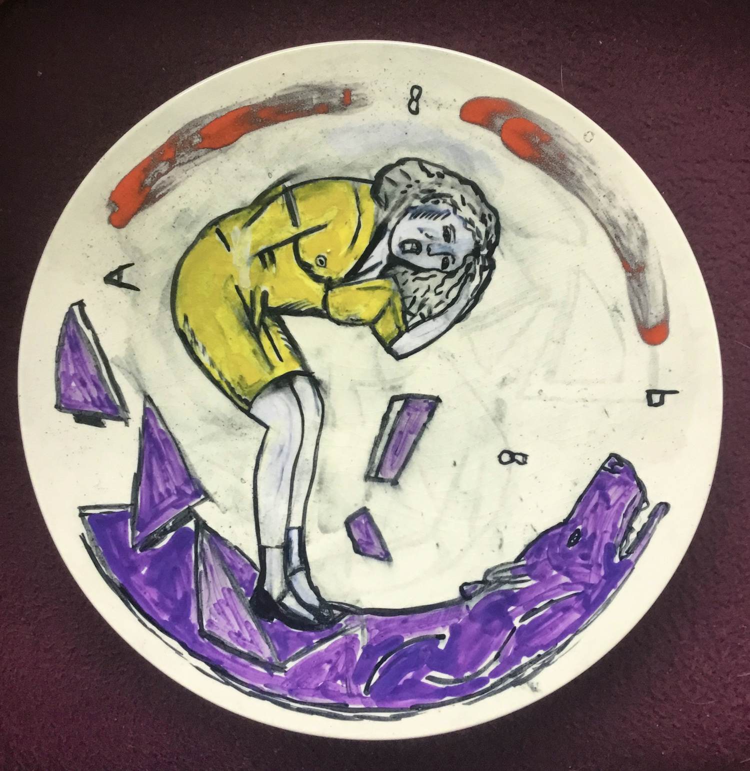 Pat Andrea - Taart schaal op drie pootjes kopen? Bied vanaf 300!