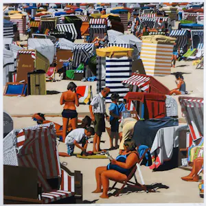 Marc Langer - Giclée op papier, Borkum - Ingelijst kopen? Bied vanaf 60!