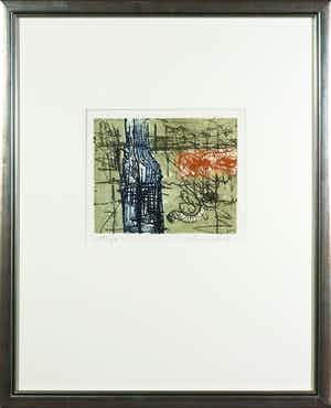 Constant - Kleurenets, De fles - Ingelijst verkocht voor € 300!