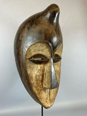 Makonde - 210946 - African Mahogwe mask - Gabon. kopen? Bied vanaf 45!