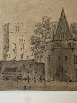 Hendrik Spilman - Stadsgezicht a.h. water | Slijkpoort Amersfoort kopen? Bied vanaf 400!