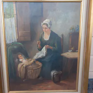 Johan Hendrik Kaemmerer - Interieurschilderij kopen? Bied vanaf 90!