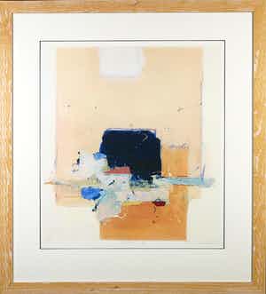 Ron van der Werf - Zeefdruk, Symfonie I - Ingelijst (Groot) verkocht voor € 40!