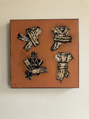 Hank Kruidhof - Lakverf met teer - "Knopen" - 2002 kopen? Bied vanaf 50!