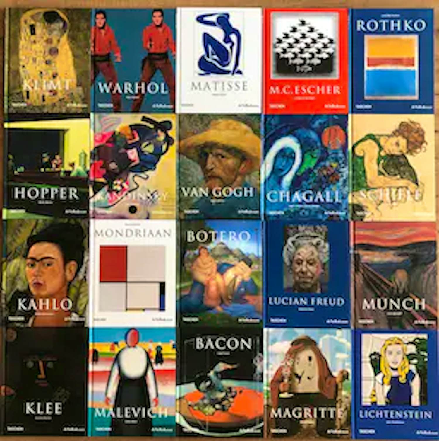 Diverse kunstenaars - Taschen / De Volkskrant - Moderne meesters - 2010 Kunst - Aantal: 20 - Boek kopen? Bied vanaf 140!
