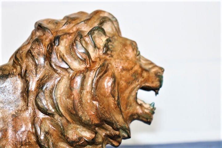 Pierre Chenet - bronzen leeuw kopen? Bied vanaf 350!