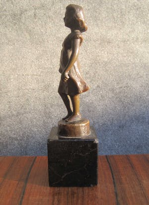 Brons (Onbekend) - Meisje zonder springtouw. kopen? Bied vanaf 45!