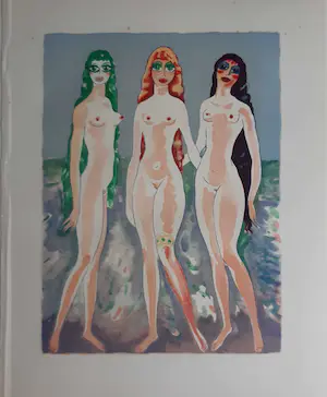 Kees van Dongen - houtgravure - Les Femmes Colombes kopen? Bied vanaf 50!