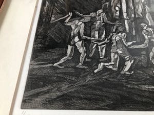 Elly Kuipers - ets - dansen in het bos kopen? Bied vanaf 1!