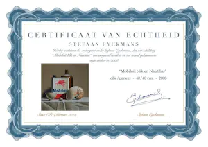 Stefaan Eyckmans - Mobiloil blik en Nautilus kopen? Bied vanaf 2500!