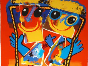 Ad Verstijnen - spelende kinderen kopen? Bied vanaf 80!