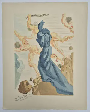 Salvador Dali - Les Margelles du Phlégéton - handgesigneerd - zeldzaam kopen? Bied vanaf 295!
