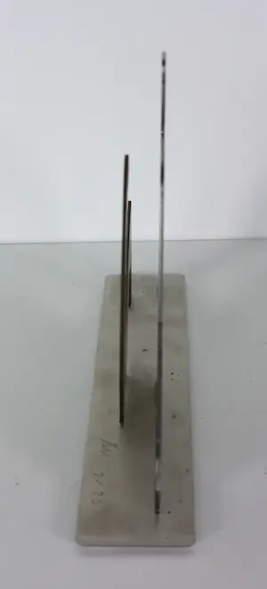 Lu Possehl - Sculptuur van staal en messing, Twee figuren kopen? Bied vanaf 70!