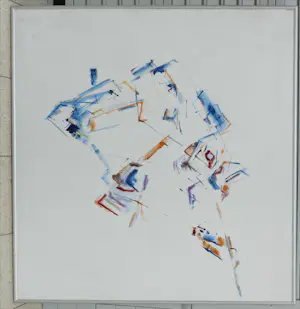 Mark Polee - Acryl op doek, Bevrijdend - Ingelijst (Groot) kopen? Bied vanaf 1!