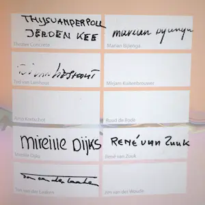JCJ VANDERHEYDEN - boek & 15 signaturen van 15 kunstenaars in div. boeken kopen? Bied vanaf 45!