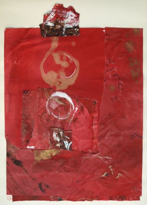 Maggy Voorsluys-Gomez - Collage en acrylverf , “Hiroshima” – ingelijst - 1992 kopen? Bied vanaf 50!