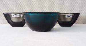 Kaj Franck - 3 Nuutajärvi Bullseye Häransilmä schaaltjes kopen? Bied vanaf 50!