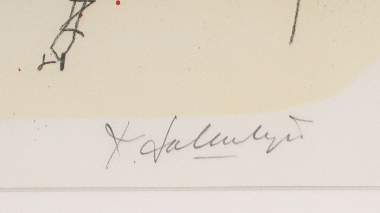 Kees Salentijn - Zeefdruk, Tres Hombrecitos - Ingelijst kopen? Bied vanaf 35!