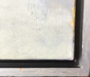 Ans Bakker - van der Pluijm - Groot Schilderij gemengde techniek, zonder titel, gesigneerd en ingelijst kopen? Bied vanaf 350!