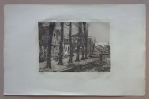 Hendrik Weegewijs - LOT VAN 2 WERKEN / ZW-W ETS / 32x50cm / SIG kopen? Bied vanaf 25!