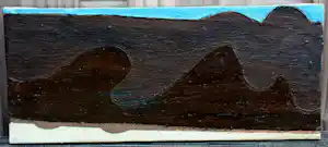 Dave Meijer - Acryl op paneel: 'golven' - 2006 verkauft für € 383!