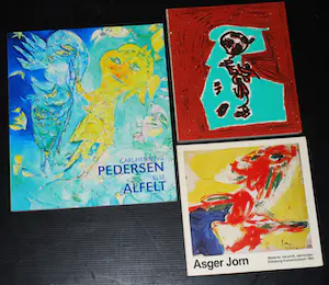 AcheterElse Alfelt - 3x: _cat. Alfelt/Pedersen _cat. AsgerJorn _ Deense veilinggids (lithogr.omslag)? Enchérissez de 60!