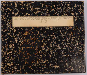 Arie de Groot - 30 vouwvoorbeelden kopen? Bied vanaf 40!