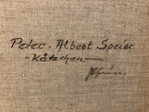 Peter Albert Speier - Kätzchen kopen? Bied vanaf 150!