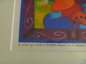 Clemens Briels - afgeprijst : Mi sueno que va de su frontera cambias en el realidad Zeefdruk kopen? Bied vanaf 89!