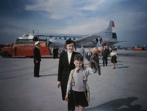 Paul Huf - C-Print op Dibond, Aankomst KLM Convair (Zeer Groot) kopen? Bied vanaf 1!