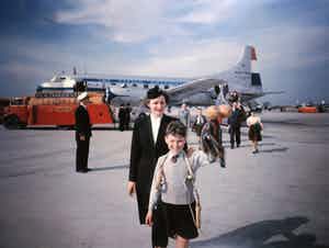 Paul Huf - C-Print op Dibond, Aankomst KLM Convair (Zeer Groot) verkocht voor € 1!