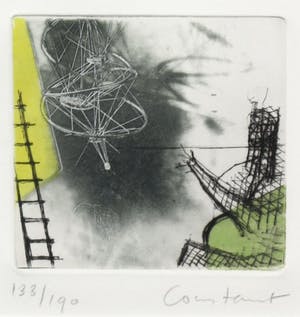 Constant - Ets en aquatint, Babylon - Ingelijst kopen? Bied vanaf 250!