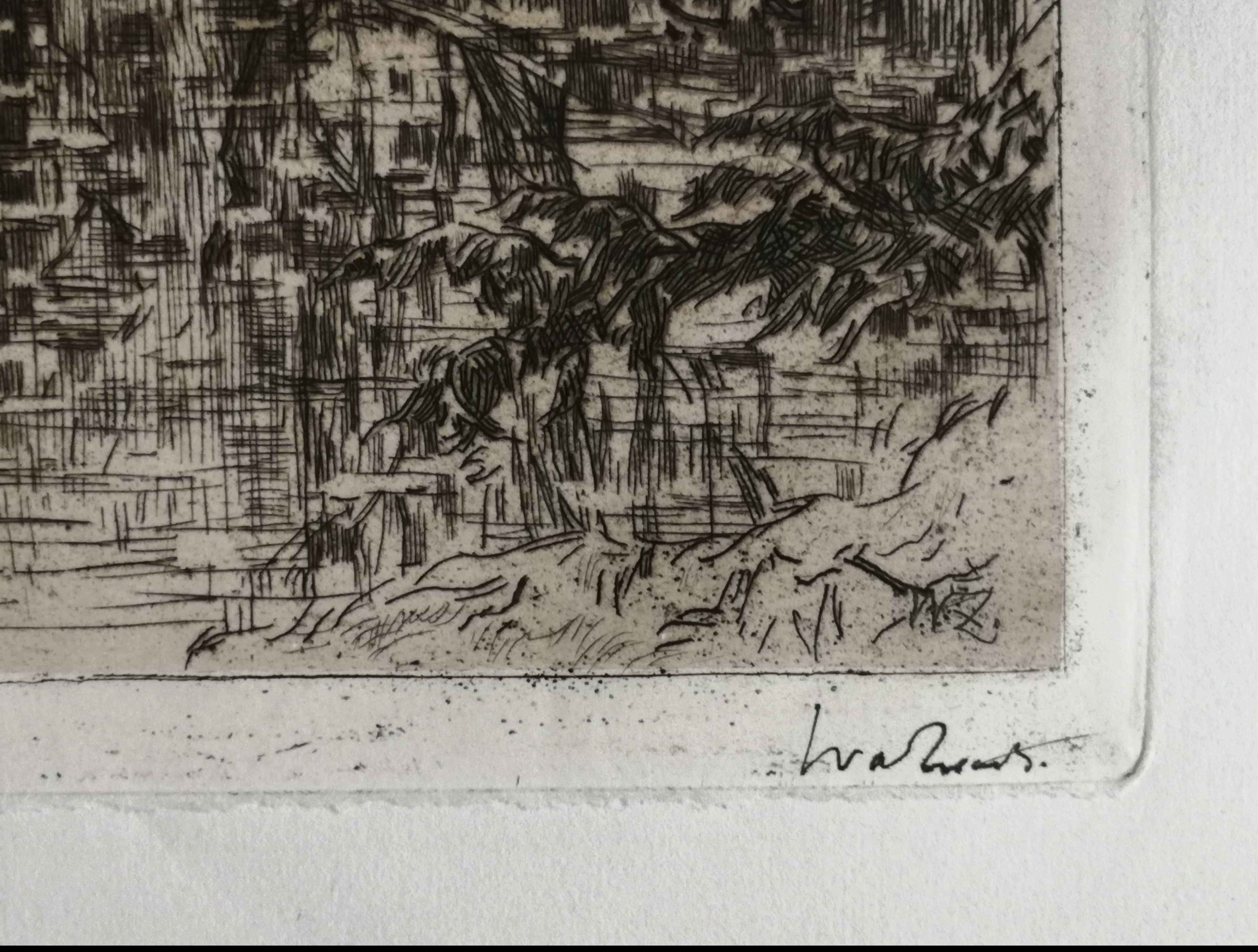 Willem de Zwart - Ruïne aan een vijver (Lage Vuursche) kopen? Bied vanaf 25!