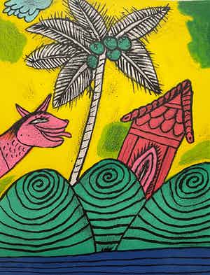 Corneille - Verzamelmap en zeefdruk verkocht voor € 275!