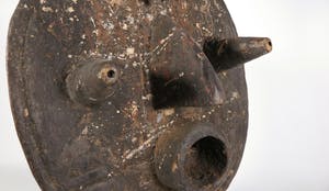 Bobo - Hout, Dansmasker kopen? Bied vanaf 1!