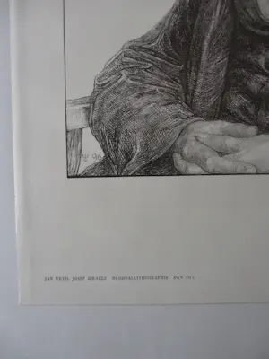 Jan Veth - portret van de schilder Jozef Israëls kopen? Bied vanaf 80!